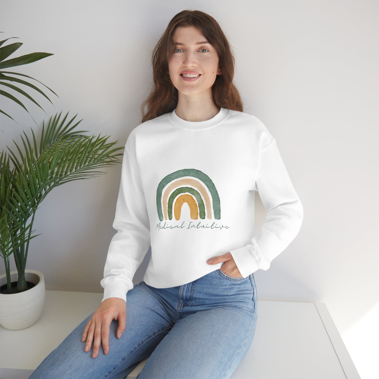 Medical Intuitive Unisex Heavy Blend™ Crewneck Sweatshirt