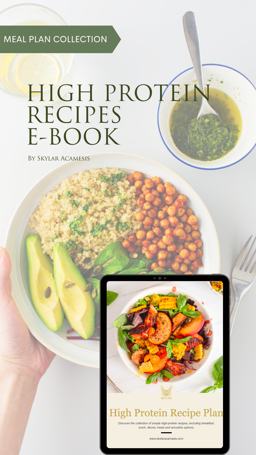 High Protein Recipe Book - Sky's Meal Plans Collection